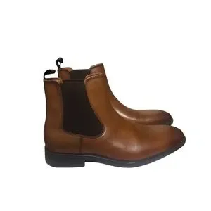 Aldo Men\'s Chestnut Leather Ankle Boots ALDO Men main image 4